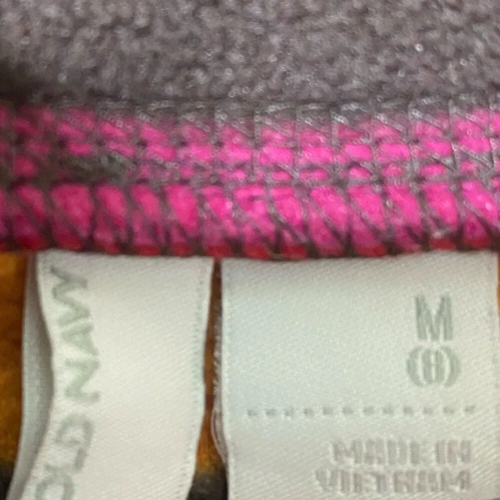 Old Navy Fleece Striped Pull Over Size 8 Medium